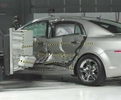 2010 Chevrolet Malibu IIHS Side Impact Crash Test Picture